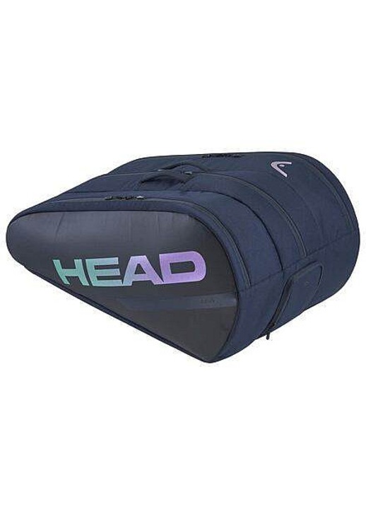 Head Tour Racquet Bag XL tenisz táska, sötétkék, 76.5x33x38cm, 75l, 15 ütőhöz