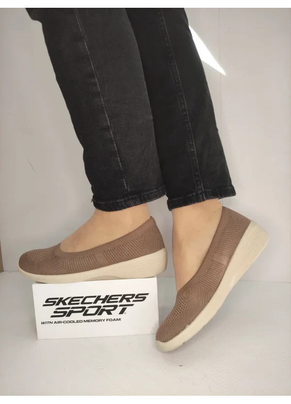Pantofi Casual Dama Skechers 158987 Moc - Maro, 35.5 - eMAG.ro