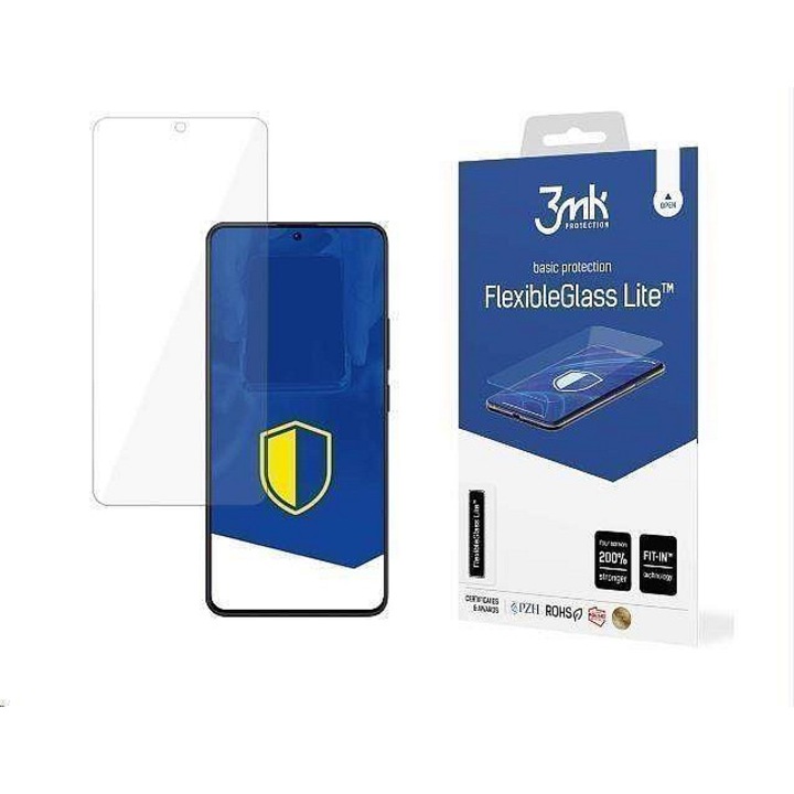Sticla hibrida 3MK FlexibleGlass Lite, rezistenta, transparenta, 0.16mm, pentru Asus ROG Phone 9x9 Prox9 FE
