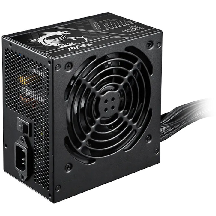 Sursa MSI MAG A750BN PCIE5 II, 750W, ATX 3.1, PCIe 5.1, 80 PLUS Bronze, Non-Modular, Negru