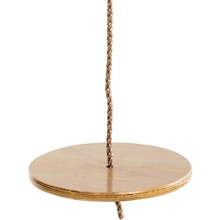 Fadísz hinta, állítható, 30cm átmérő, polipropilén kötél, 185x255cm magasság