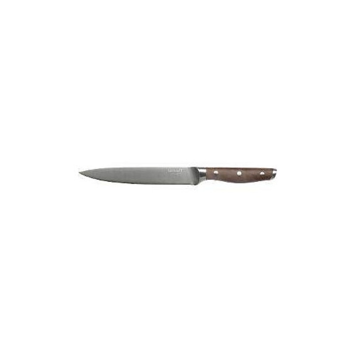 Lamart LT2164 szeletelő kés / konyhakés, 20 cm penge, ergonomikus nyél, ezüst/barna, 33 cm