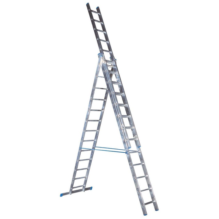 Scara aluminiu ELKOP 3 sectiuni 3,53x8,21m 150kg 3x13 trepte