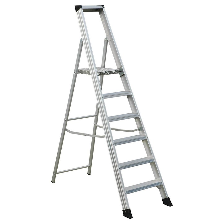 Scara de lucru ELKOP SHR P 806 aluminiu 127x54x14cm 150kg 6 trepte