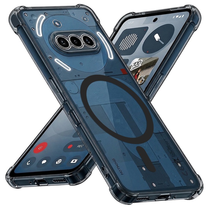 Carcasa de protectie pentru Nothing Phone (3a), fumuriu