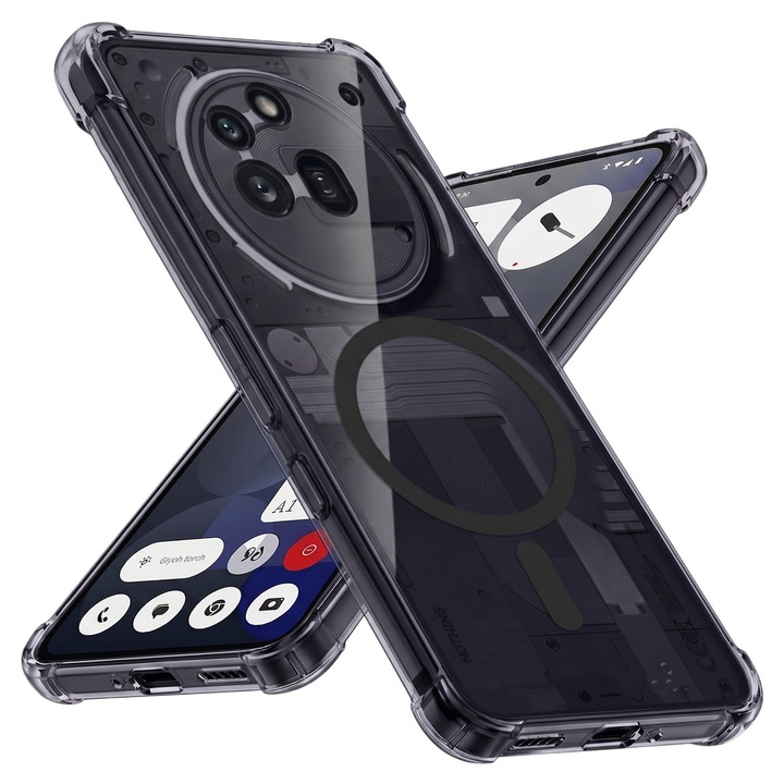 Carcasa de protectie pentru Nothing Phone (3a) Pro, fumuriu