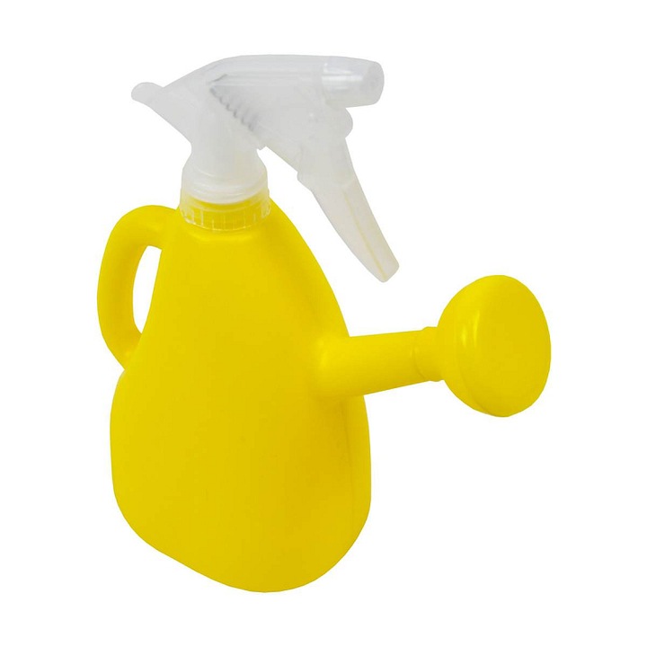 Rulyt permetező, műanyag, fogantyúval és fúvókával, sárga, 845 ml