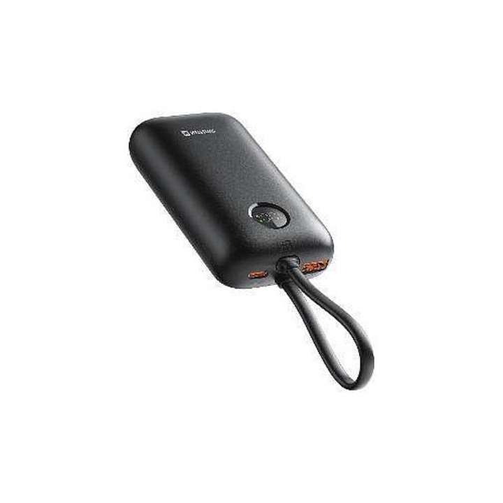 Powerbank Swissten 10000mAh fekete 11x5.6x2.7cm