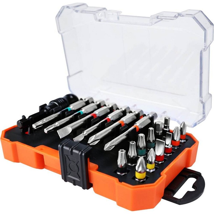 Комплект 19 части битове FX TOOLS, CRV, многоцветен, 140x100x40mm