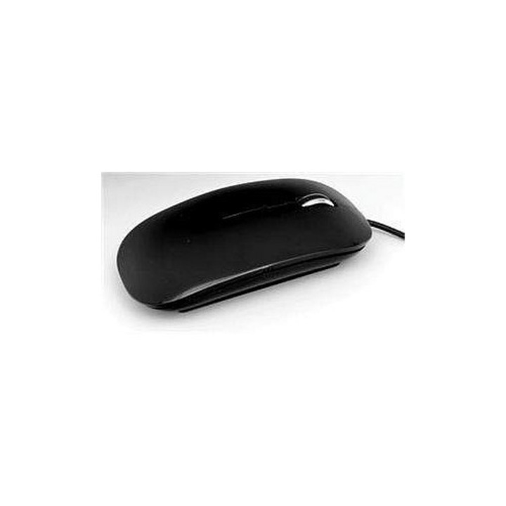 Egér Acutake Pure-O, 4 gombos, fekete, 800x1200dpi, USB