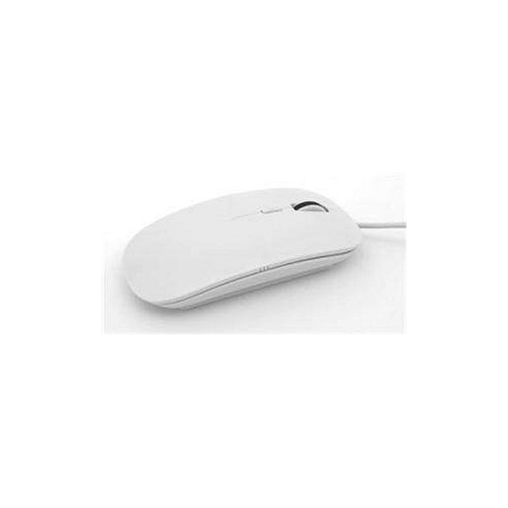 Egér Acutake Pure-O fehér 800x1200dpi USB ergonomikus kétkezes 4 gombos