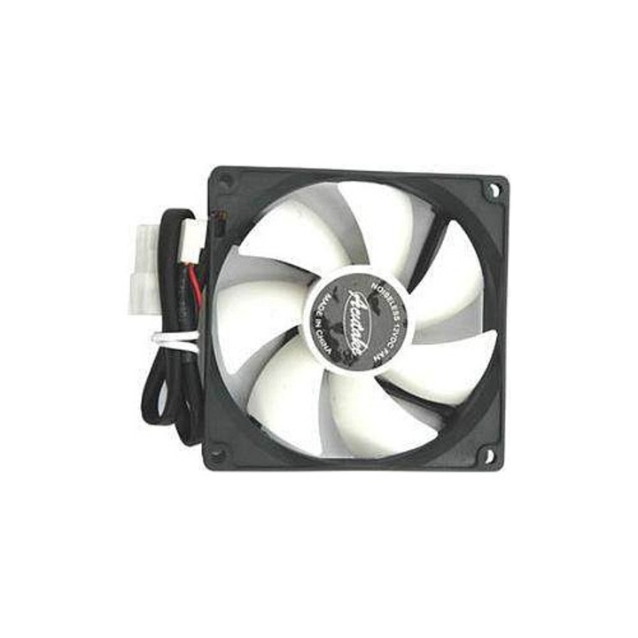 Ventilátor PC Acutake ACU-FAN92 PRO White Wing, továbbfejlesztett FDB, csavarokkal és rezgéscsillapító padokkal együtt, fekete/fehér, 92x92x25 mm, 12V