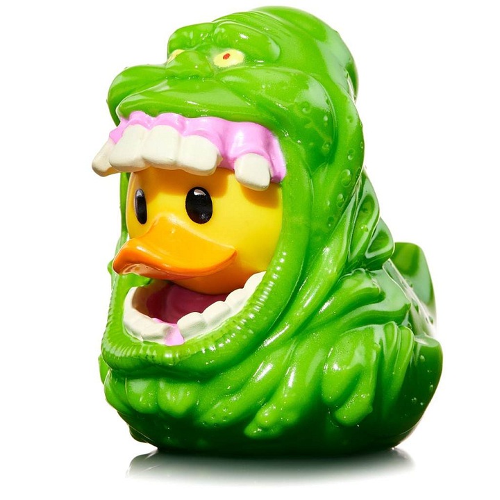 Колекционерска фигурка/патица NUMSKULL TUBBZ Slimer, официално лицензирана, от висококачествена пластмаса, зелен/жълт, 5.5 см