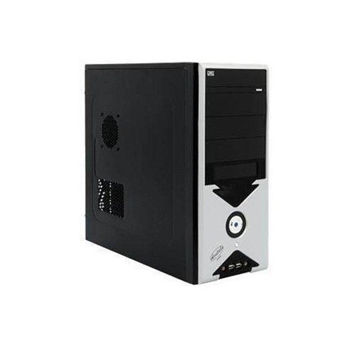 Carcasa PC Acutake ACU-ARROWS-SB/Midi Tower, compatibil ATX/microATX, Air Duct pentru directionarea aerului la CPU, negru/argintiu, 450x185x420 mm