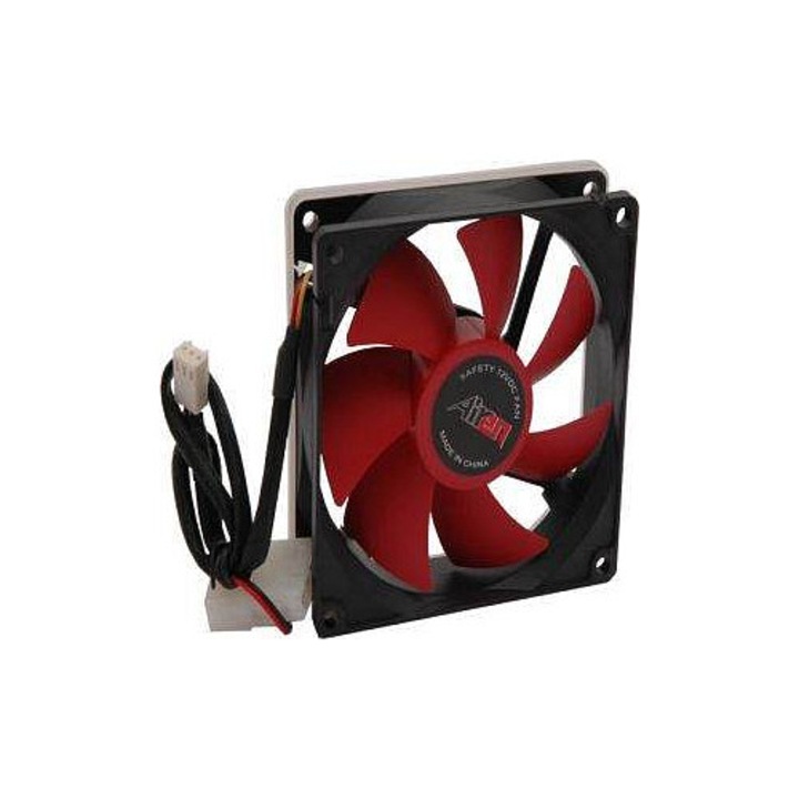 Ventilátor PC Airen RedWings92 piros-fekete 92x92x25mm csendes