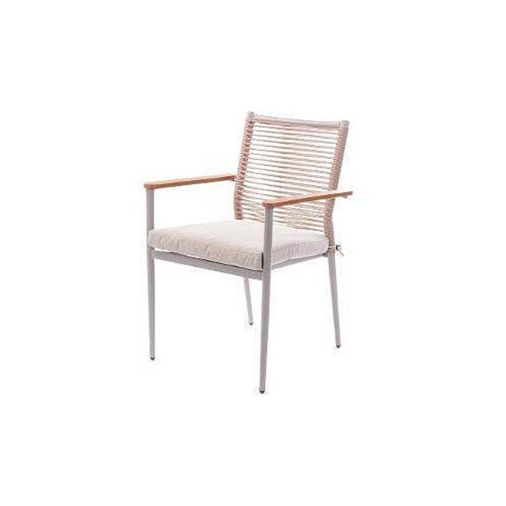 Fieldmann FDZN 5013 kerti szék, műrattan, fekete, 56x60x86cm