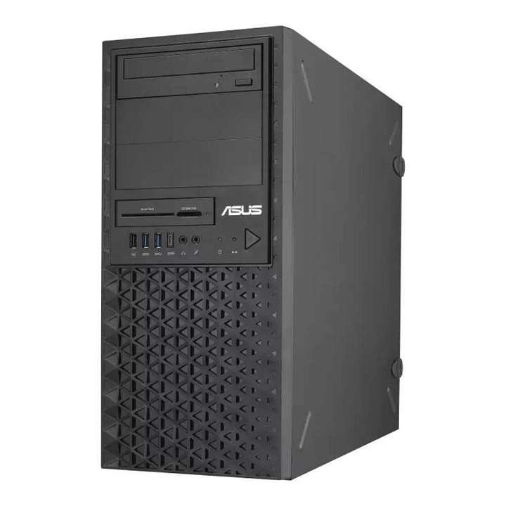 Statie de lucru ASUS E500A, fara procesor, fara memorie, fara placa grafica, cu sursa 550W, compatibil AM5/DDR5, negru