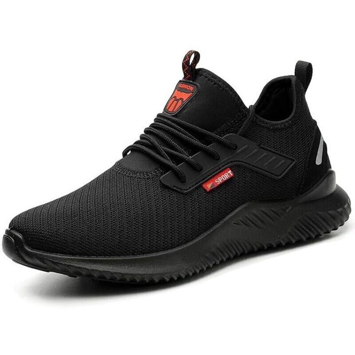 Pantofi de lucru, adidasi de siguranta, protectie cu varf de otel, antiderapanti, 43