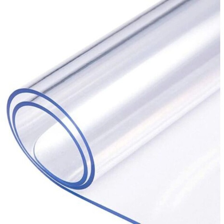Átlátszó PVC asztalterítő 2mm 90x140cm víz- és olajálló csúszásmentes
