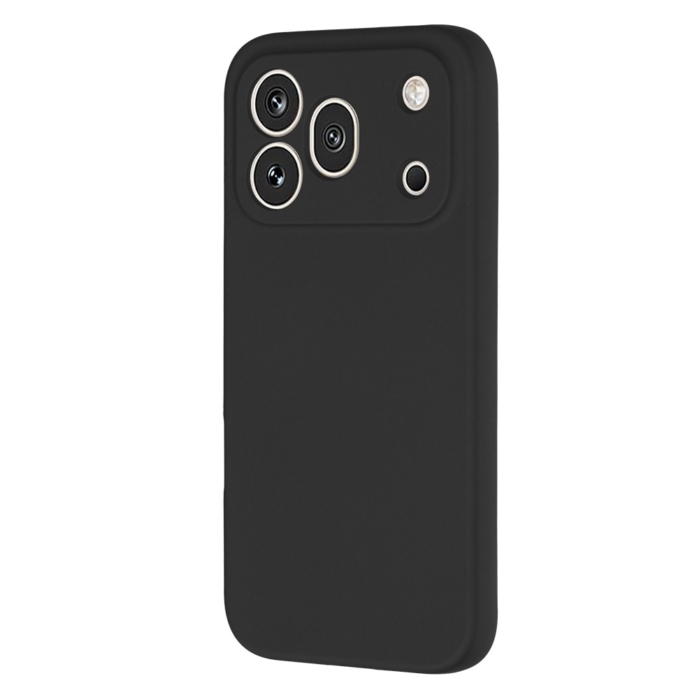 Husa pentru Honor 600 Pro Daden® Silicon SoftFlex, Ultra Slim, Protectie sporita, Interior de microfibra, Negru