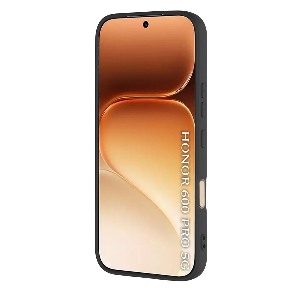 Husa pentru Honor 600 Pro Daden® Silicon SoftFlex, Ultra Slim, Protectie sporita, Interior de microfibra, Negru
