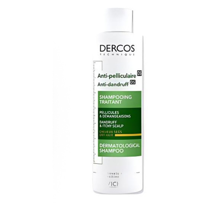 DERCOS sampon, sárga, 200ml