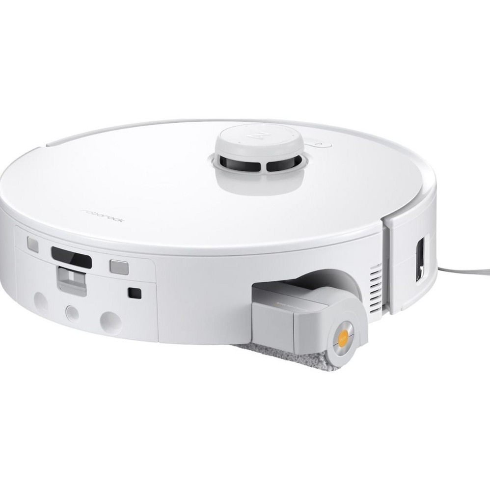 Aspirator robot Roborock Qrevo Curv 2 FlowX, 65 W, 20000Pa, Autonomie 240 minute, Recipient praf 0.32 l, Navigare PreciSense® LiDAR Alb