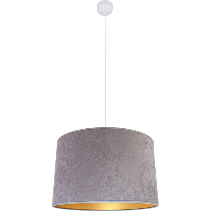 Полилей Hellux Classic, сиво-златист, 30x20x10cm, дърво-бял