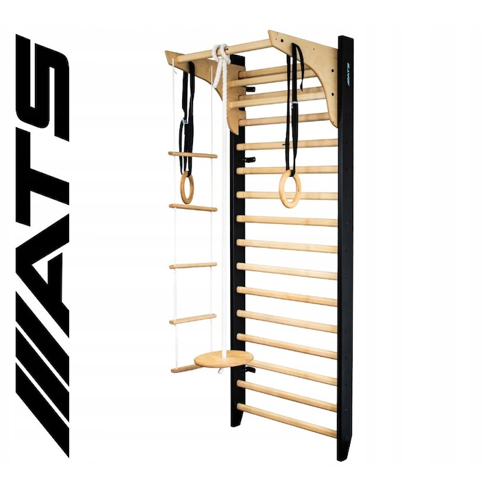 Scara gimnastica din fag pentru copii si adulti set ATS 240cm