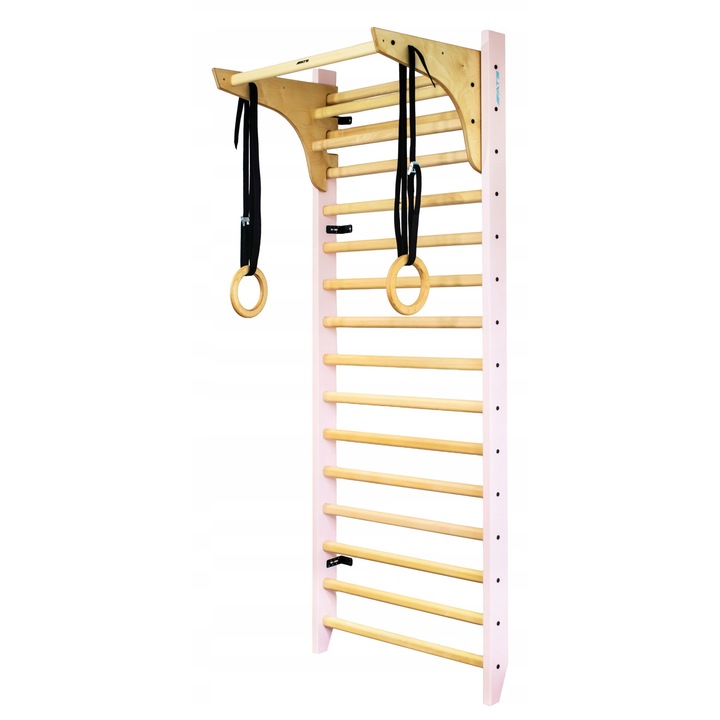 SCARA DE GIMNASTICA CU BARA PENTRU COPII DIN FAG, de reabilitare