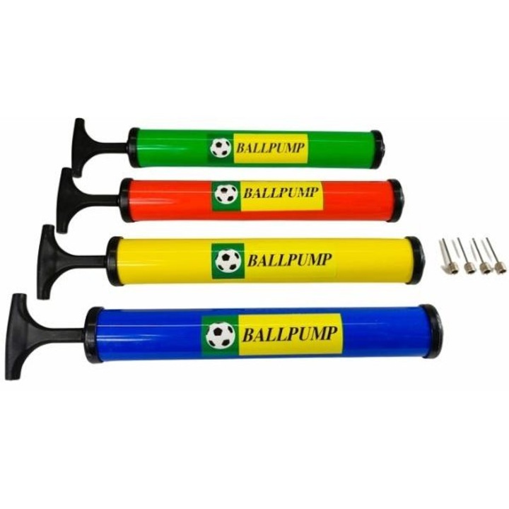 W&K MIX sportlabda pumpa, kompakt, felfújó tűkkel, 78x363 mm, Többszínű