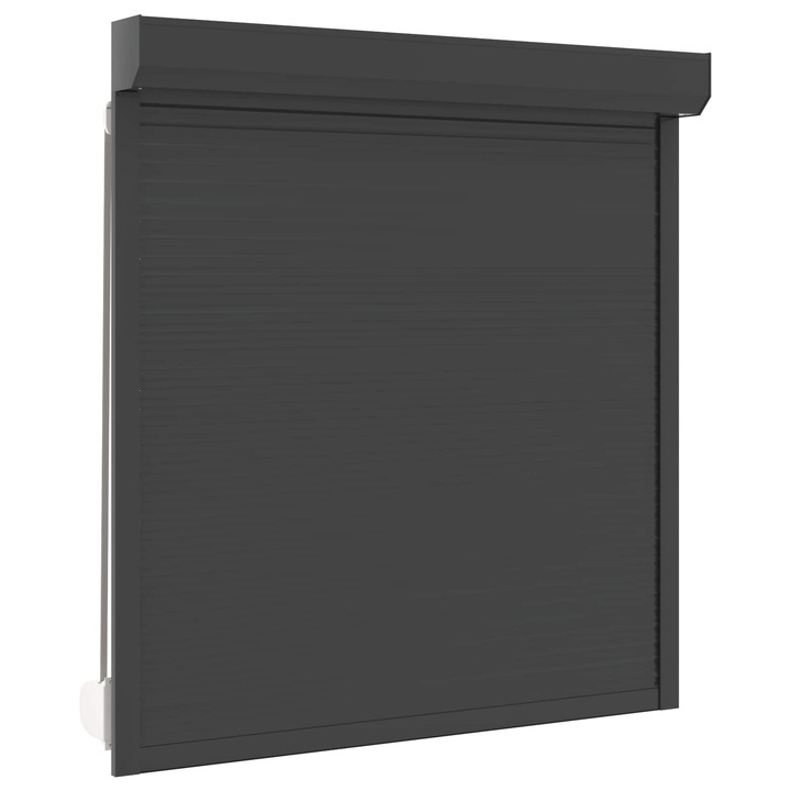 Obturator rulant vidaXL, Antracit 140 x 150 cm Aluminiu si Poliuretan
