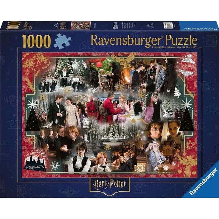 Puzzle Ravensburger din 1000 piese - Vacante la Hogwarts