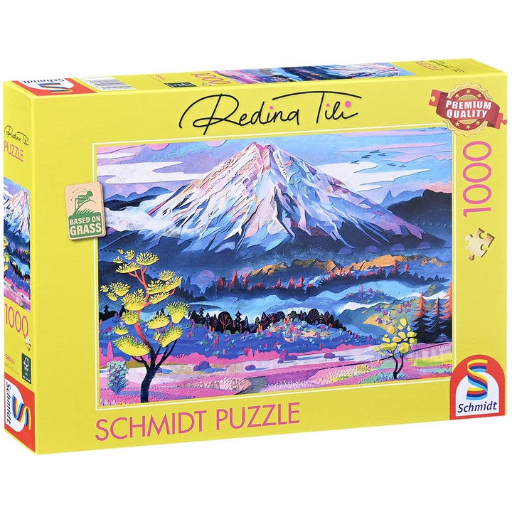 Puzzle Schmidt din 1000 piese - Linistea muntelui