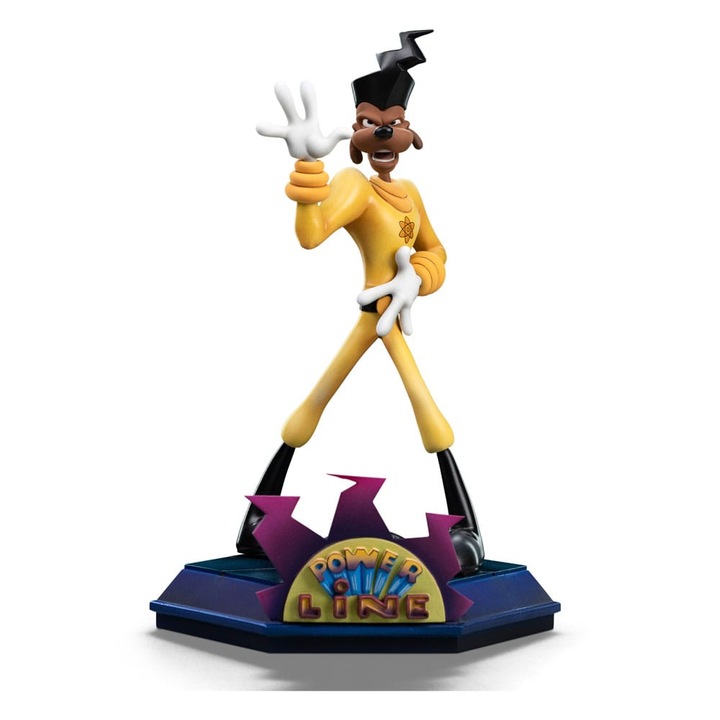 Powerline figura Iron Studios A Goofy Movie sárga 20x38x29cm