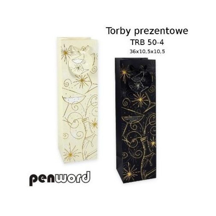 Penword ajándéktáska 36x10.5x10.5cm többszínű