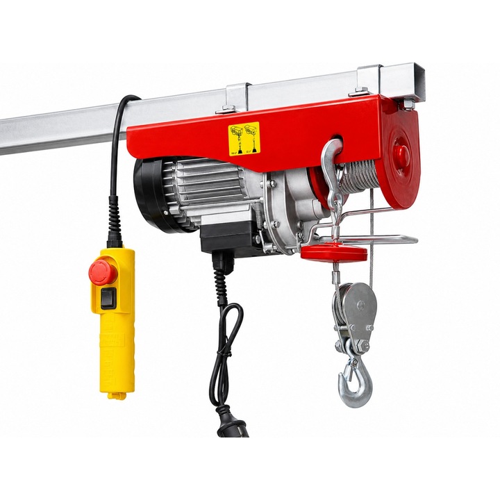 Macara electrica 250kg, 550w, 12m / 6m, roliu electric, electropalan KRAFTNER KF-7834