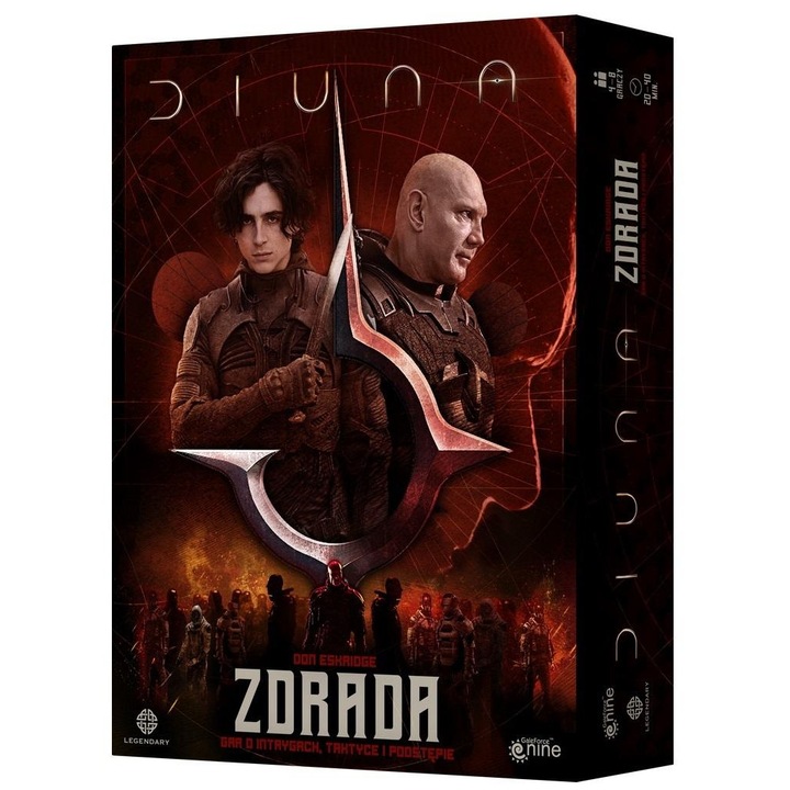 Настолна игра Rebel Dune Betrayal стратегическа многоцветна 0x16x21cm