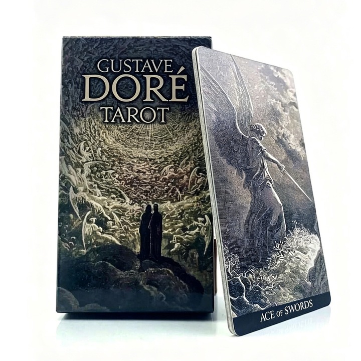 Set 78 Carti de Tarot, pentru Incepatori si Profesionisti, Meditatie si Vindecare Emotionala, 63 x113 mm