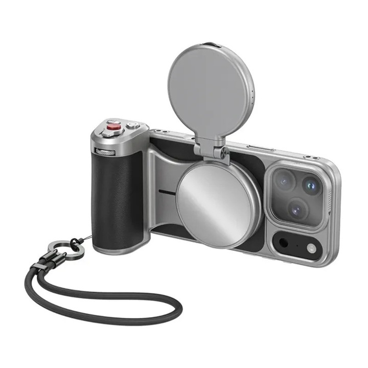 Suport Master Grip pentru iPhone 17 Pro – Set complet: lampa + filtru