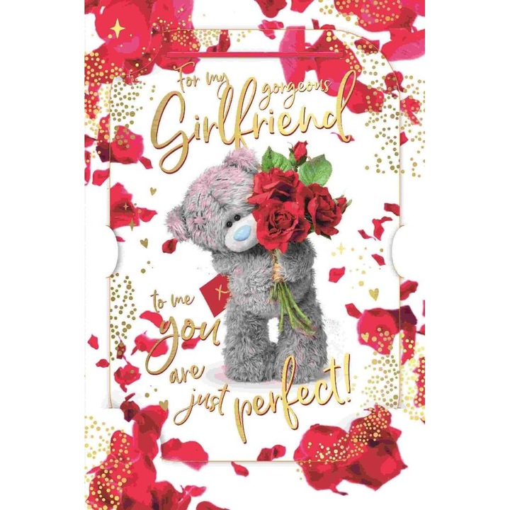 Felicitare 3D holografica Carte Blanche multicolor 0x17x24cm