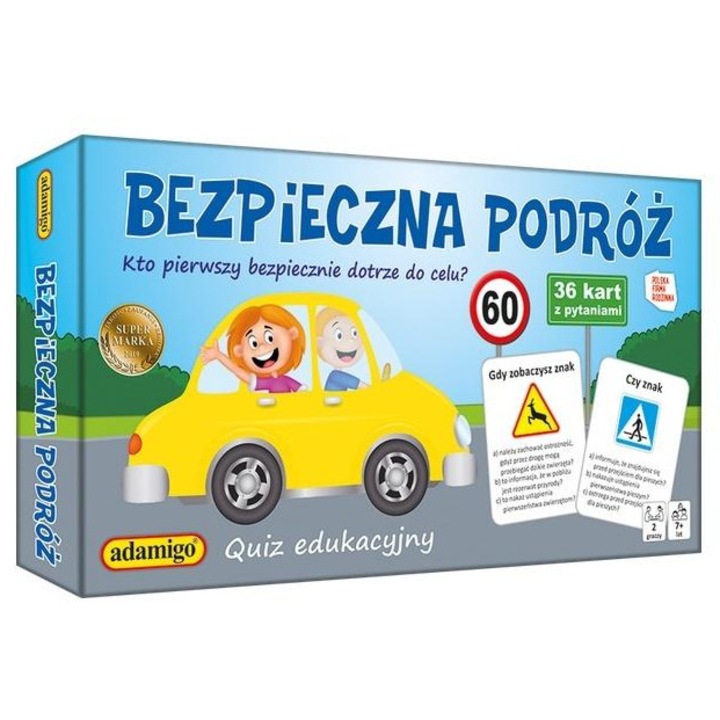 Adamigo többszínű figura 14x24cm oktató készlet közlekedési szabályok gyerekeknek 7+