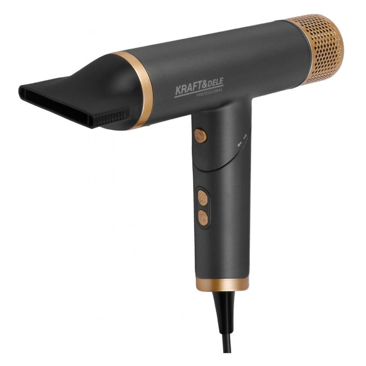 Hajszárító göndörítővel, 2200 W, Kraft&Dele KD4383