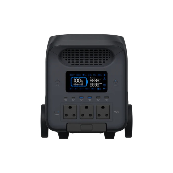 Generator electric portabil HINEN PS3000, 3000W, incarcare rapida 1, 5 ore, 17, 5kWh