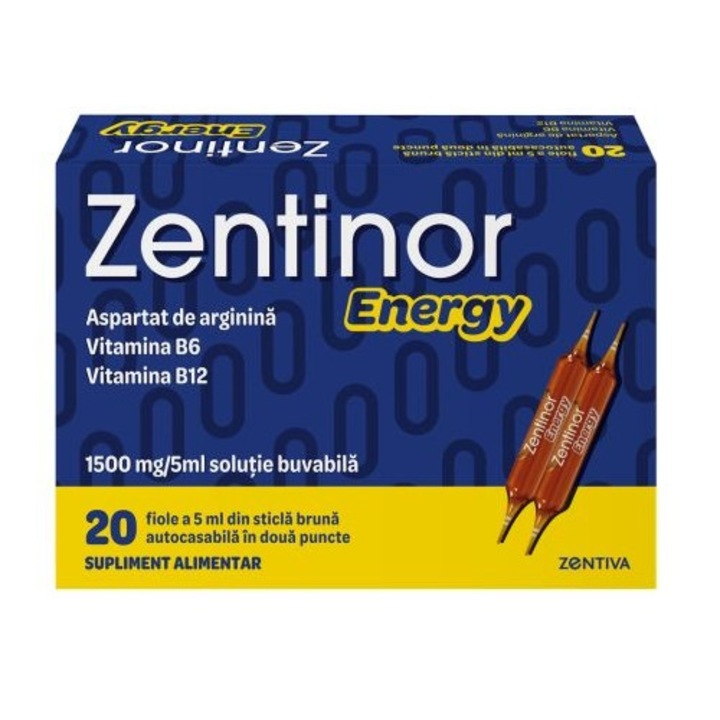 Zentinor Energy, 20 fiole, Zentiva