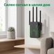 Удължител на обхват WIFI HASEPE® 1200M Dual Band, Усилвател на WIFI сигнал, WIFI усилвател с разширено покритие, Удължител на обхват WIFI със защита, WIFI усилвател за домашен офис, Стабилен WIFI усилвател, Дизайн