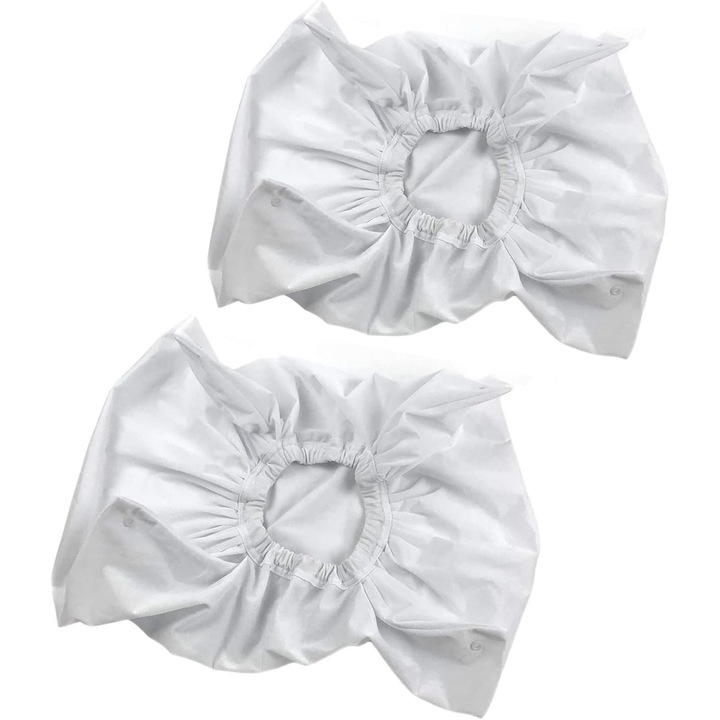Pachet de 2 pungi de filtru fine de schimb pentru aspiratoarele de piscina Aquabot/Aqua Filter Bag Products 8114, compatibile cu aspiratoarele cu roti mici Aquabot S-2-40, S2-50, Pura 4X si Pura 5X