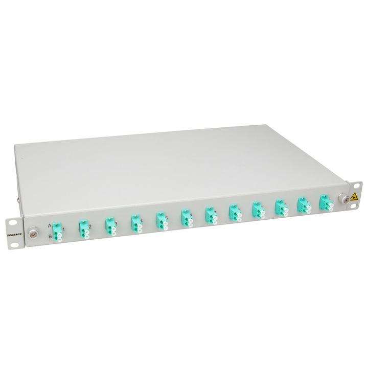 Splicebox, 4 fibre, LC, 50/125m OM3