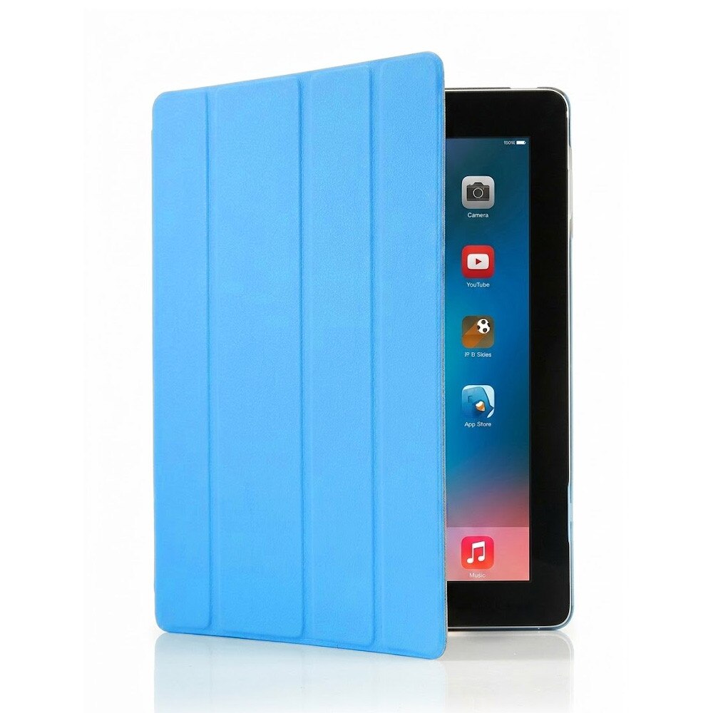 Husă pentru tabletă JUP Slim Fit Smart Shell Case 16037-54, Apple iPad Air 2 9.7 inch, Suport, Albastru deschis