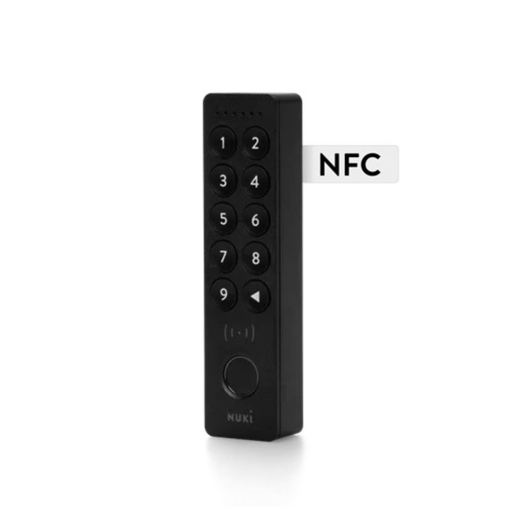 Tastatura Nuki Keypad 2 NFC, acces cu amprenta si NFC pentru incuietori Nuki Smart Lock